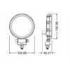 Atbulinės eigos žibintas Osram ATBULINĖS EIGOS VX120R-WD