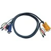 ATEN 2L-5302U ATEN KVM kabelis (HD15-SVGA, USB, USB, garsas) – 1,8 m
