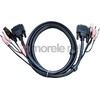 Aten USB DVI-D Dual Link KVM 2L-7D02UD laidas