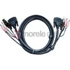 Aten USB DVI-D Dual Link KVM 2L-7D02UD laidas