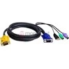 Aten Kable KVM, 1,8 m, juodas (2L5302UP)