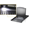 Valiklis Aten CL1308N DE KVM komutatorius 8 prievadų, 19 colių LCD konsolė (PS/2-USB, VGA) DE išdėstymas