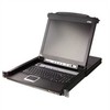 Šakotuvas Secomp Konsolė KVM Aten Przełącznik KVM LCD ATEN CL5708M, USB-PS/2, VGA, 8 portów, układ niemiecki