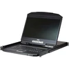 Valiklis Aten KVM konsolė ATEN CL6708MW KVM komutatorius Juodas stovo montavimo galimybės