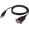 Adapteris USB Aten USB-A - RS-232 Juodas (USB to RS-232 Adapteris (FTDI))