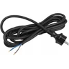 ATJUNGIMAS KABELAS SU TISIU KIŠTUKU IP44 2*1.5 H07RN-F 3M Juodas
