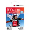 Atminties kortelė AgfaPhoto SDHC kortelė 8 GB didelės spartos 10 klasės UHS I