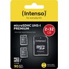 Atminties kortelė „Intenso Micro SD“ kortelė UHS-I 32 GB SDHC Premium dvigubas rinkinys