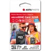 AgfaPhoto Micro SDHC UHS-I 32GB didelės spartos 10 klasės U1 + adapteris