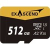 Atminties kortelė ExAscend 512GB Micro SDXC Catalyst UHS-I A2 V30 U3