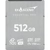 Atminties kortelė Karta ExAscend Karta Exascend Essential Pro CFexpress B 4.0 512GB