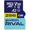 GOODRAM Micro SDXC 256GB V30 A2 UHS I U3 RIVAL + adapter