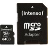 Atminties kortelė Intenso Micro SDXC 64GB 10 klasės UHS-I U1 našumas