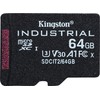 Tab Kingston MikroSDXC 64 GB klasė 10 UHL- / U3 A1 V30 (SDCIT2 / 64GBSP)