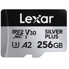 Atminties kortelė Karta Lexar Professional Sidabrinis Plus Micro SDXC 256 GB 10 klasės UHS-I/U3 A2 V30 (LMSSIPL256G-BNANG)