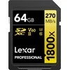 Atminties kortelė Lexar Pro 1800x SDXC R280/W210 64GB U3 (V60) UHS-II