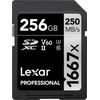 Atminties kortelė Tab Lexar Profesionalus 1667x SDXC 256 GB klasė 10 UHS- II / U3 V60 (LSD256CB1667)