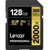 Atminties kortelė LEXAR PRO 2000X SDHC / SDXC UHS-II U3(V90) R300 / W260 (be kortelių tvarkytuvo) 128 GB