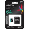 Atminties kortelė Tab ADATA Premier Pro Micro SDXC 64 GB klasė 10 UHLS- / U3 A2 V30 (AUSDX64GUI3V30SA2-RA1)