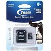 TEAM GROUP TUSDH8GCL1003 „Team Group“ atminties kortelė Micro SDHC 8GB 10 klasė + adapteris