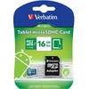 Atminties kortelė Verbatim Micro SDXC 64GB Class 10 su adapteriu