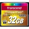 Atminties kortelė TRANSCEND 32GB CompactFlash kortelė 1000x iki rašymo greitis 160MB/s ir rašymo greitis iki 120MB/s Ultra DMA UDMA perdavimo režimas 7