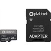 Atminties kortelė Atminties korta Platinet MicroSD 128GB (class10 UHS-III 90MB/S) + SD Adapteris