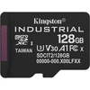Kingston Technology 128GB Micro SDXC Industrial C10 A1 pSLC kortelė, vienetinis pakuotė be adapterio, 128 GB, MicroSD, 10 klasė, UHS-I, 100 MB/s, 80 MB/s