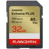 Atminties kortelė Karta PNY SanDisk SDXC karta 32GB Extreme PLUS (R100/W60 MB/s Class 10, UHS-I U3 V30) (SDSDXWT-032G-GUCIN)