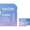 SanDisk Creator Micro SDXC 256 GB Class 10 UHS-I/U3 A2 V30 atminties kortelė (SDSQXAV-256G-GN6MS)