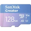 SanDisk Creator Micro SDXC 128 GB Class 10 UHS-I/U3 A2 V30 atminties kortelė (SDSQXAA-128G-GN6MS)