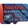 Atminties kortelė SanDisk Micro SDXC GamePlay 512GB 190/130 MB/s A2 C10 V30 UHS-I U3