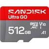 Atminties kortelė Karta SanDisk Ultra GO Micro SDXC 512 GB Class 10 UHS-I/U1 A1 V10 (SDSQUGN-512G-GN6MN)