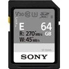 Sony SF-E 64GB SDXC kortelė su greičio techniniais duomenimis