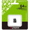 Atminties kortelė Kingston Canvas Select Plus Micro SDXC 64 GB UHS-I/U1 A1 V10 (SDCS3/64GBSP) kortelė