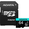 Atminties kortelė Tab ADATA Premier Pro Micro SDXC 64 GB klasė 10 UHLS- / U3 A2 V30 (AUSDX64GUI3V30SA2-RA1)