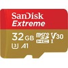 Atminties kortelė Tab SanDisk Ekstremalus mikroSDXC 32 GB klasė 10 UHLS- / U3 A2 V30 (SDSQXAF- 032G- GN6GN)