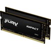 Nešiojamo kompiuterio atmintis Kingston KF426S15IB1K2/32 32GB 2666MHz DDR4 CL15 SODIMM (2 komplektas) 1Gx8 FURY Impact | Kingstonas