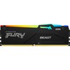 RAM „Kingston KF556C40BBA-32“ 32 GB 5600 MT/s DDR5 CL40 DIMM FURY Beast RGB atmintis | Kingstonas