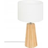 Atmosphera Lamp ADONA naktinis šviestuvas ant medinės kojelės, aukštis 53 cm