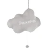 Atmosphera Atmosfera Kabantis žaislas vaikams CLOUD, su muzika, 30 cm, pilka spalva