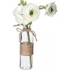 Atmosphera Dirbtinės gėlės stiklinėje vazoje CAMELLIA, 39,5 cm