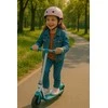 Atmosphera Elektrinis paspirtukas vaikams su LED 10 km/h nuvažiuojamas atstumas 8 km Kiddoboo / Kby2grn / Y2 / Kiddorider / Žalias