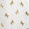 Atmosphera UNICORN vaikiška užuolaida, 140 x 250 cm, rožinė aukso spalvos vienaragiai