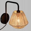 Atmosphera Sieninis šviestuvas su Jily austu gaubtu, metalinis, Ø 18 cm