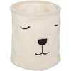 Atmosphera Bear Žaislų krepšelis, garbanotas, meškos burna, Ø 35 cm