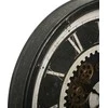 Atmosphera Didelis sieninis laikrodis CHARLEY, Ø 76 cm, su dekoratyviniu mechanizmu