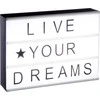 Atmosphera Light box with inscriptions, neon lamp, standing lamp, neon lamp for room, baltas lamp, designer lamp, decorative lamp