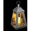 Atmosphera Metalinis žibintas su LED žvake, 32 x 17 cm
