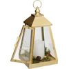 Atmosphera Metalinis žibintas su LED žvake, 32 x 17 cm